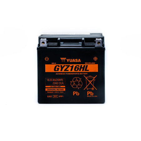 Batteria Moto GYZ16HL YUASA 12V – 16.8Ah -